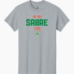 Communion of Saints School Sabres official sideline store <span class="pdp-name-mascot">Communion of Saints School Sabres</span> Gildan Adult Heavy Cotton Short Sleeve T-Shirt Front Thumbnail