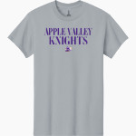 Apple Valley Knights Gildan Men's Heavy Cotton Short Sleeve T-Shirt Front Thumbnail