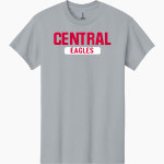 Central Eagles <span class="pdp-name-mascot">Central Eagles</span> Gildan Adult Heavy Cotton Short Sleeve T-Shirt Front Thumbnail