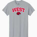 WEST UNION HIGH SCHOOL EAGLES Gildan Men's Heavy Cotton Short Sleeve T-Shirt Front Thumbnail
