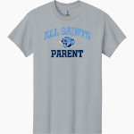 ALL SAINTS CATHOLIC HIGH SCHOOL COUGARS <span class="pdp-name-mascot">ALL SAINTS COUGARS</span> Gildan Adult Heavy Cotton Short Sleeve T-Shirt Front Thumbnail
