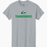 North Central Thunderbirds Gildan Men's Heavy Cotton Short Sleeve T-Shirt Front Thumbnail