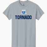 Trinity Tornado <span class="pdp-name-mascot">Trinity Tornado</span> Gildan Adult Heavy Cotton Short Sleeve T-Shirt Front Thumbnail