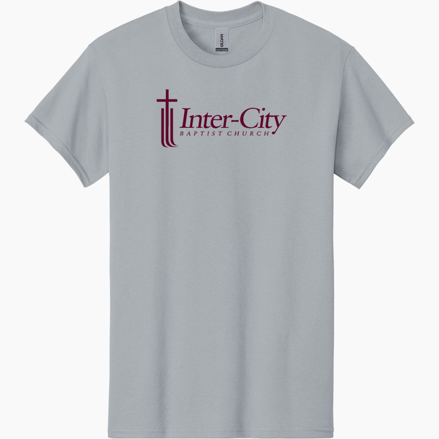 Inter-City Baptist Inter-City Baptist H <span class="pdp-name-mascot">Inter-City Baptist High School</span> Gildan Adult Heavy Cotton Short Sleeve T-Shirt