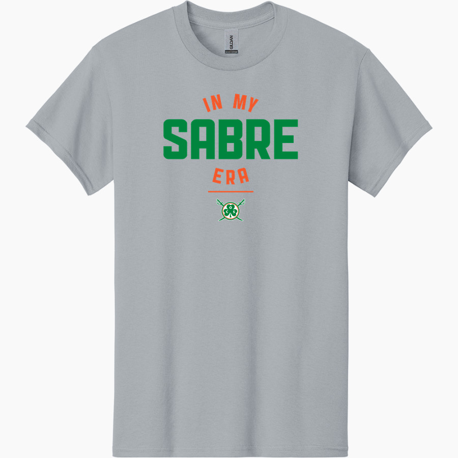 Communion of Saints School Sabres official sideline store <span class="pdp-name-mascot">Communion of Saints School Sabres</span> Gildan Adult Heavy Cotton Short Sleeve T-Shirt
