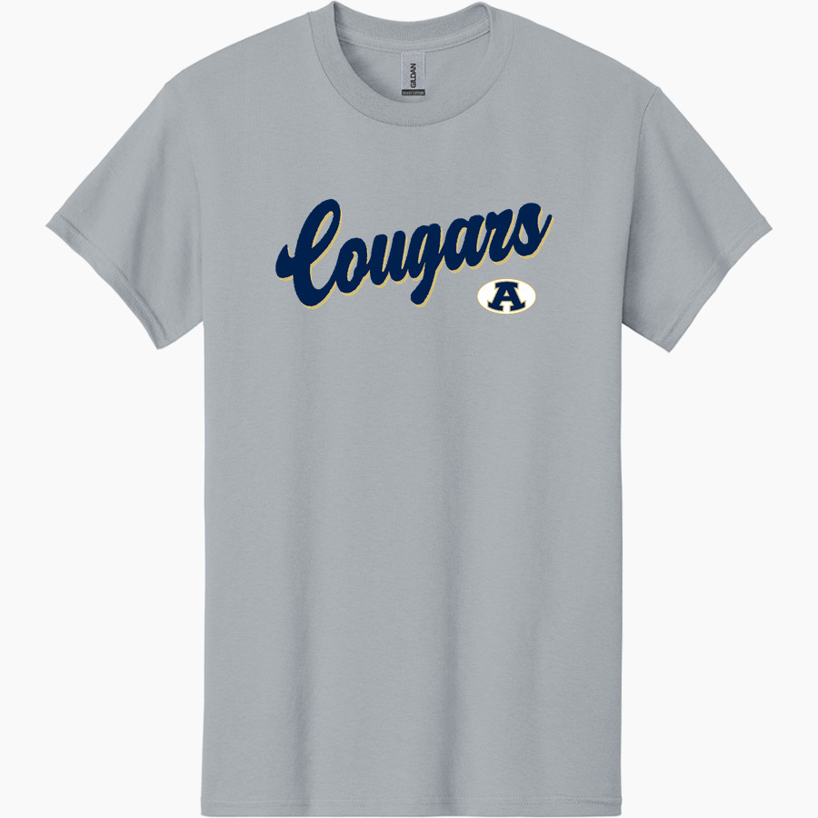 Alexander Central Cougars <span class="pdp-name-mascot">Alexander Central Cougars</span> Gildan Adult Heavy Cotton Short Sleeve T-Shirt