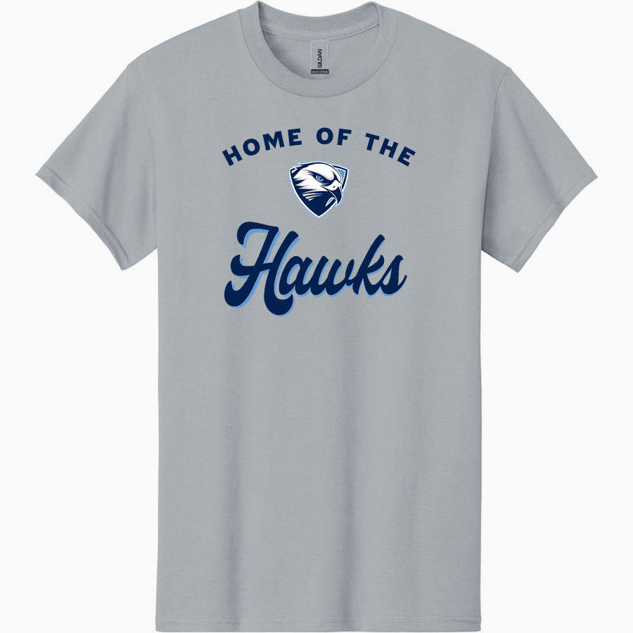 Hamilton Heights Hawks <span class="pdp-name-mascot">Hamilton Heights Christian Academy Hawks</span> Gildan Adult Heavy Cotton Short Sleeve T-Shirt