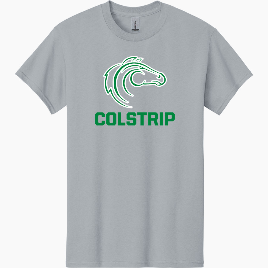 COLSTRIP HIGH SCHOOL COLTS <span class="pdp-name-mascot">COLSTRIP COLTS/FILLIES</span> Gildan Adult Heavy Cotton Short Sleeve T-Shirt