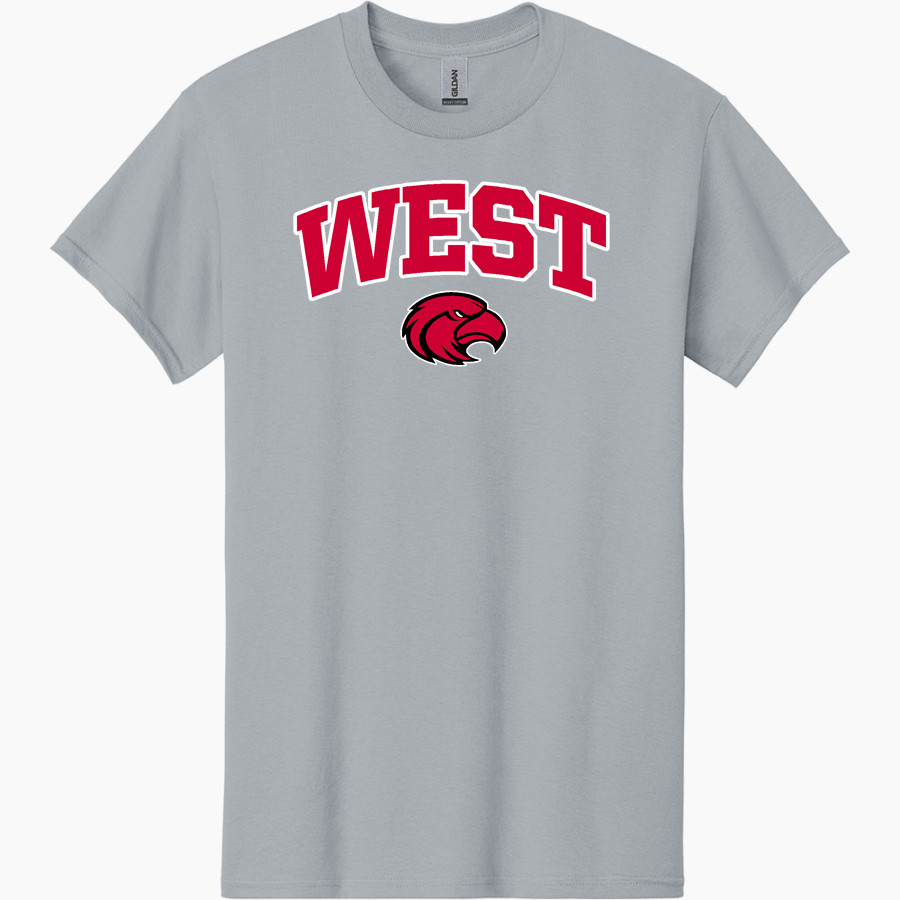 WEST UNION HIGH SCHOOL EAGLES Gildan Men's Heavy Cotton Short Sleeve T-Shirt