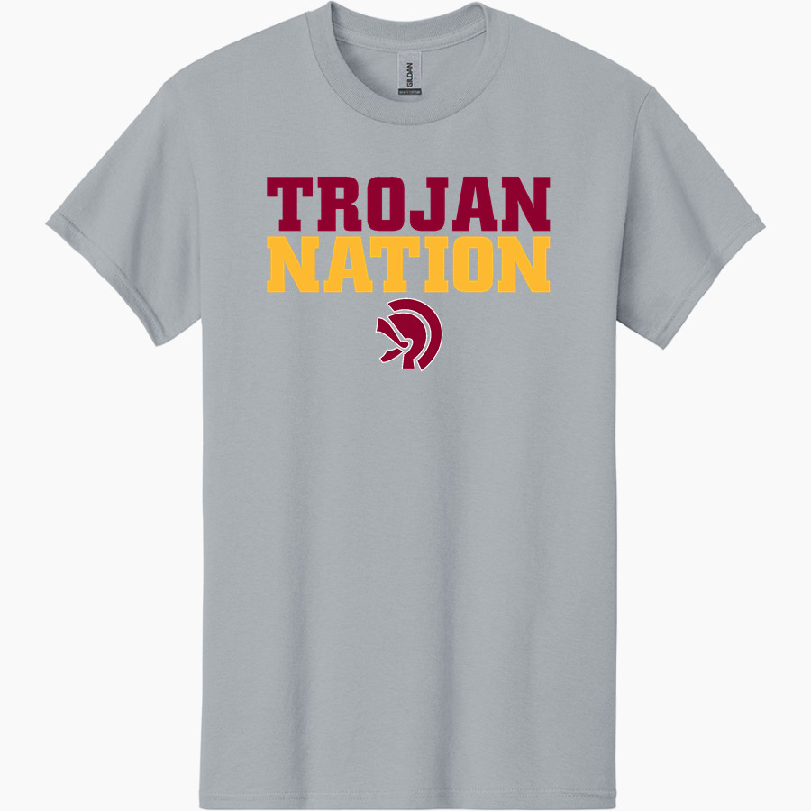 LASSITER HIGH SCHOOL TROJANS Gildan Men's Heavy Cotton Short Sleeve T-Shirt
