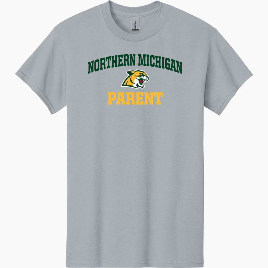 Northern Michigan Wildcats <span class="pdp-name-mascot">Northern Michigan Wildcats</span> Gildan Adult Heavy Cotton Short Sleeve T-Shirt