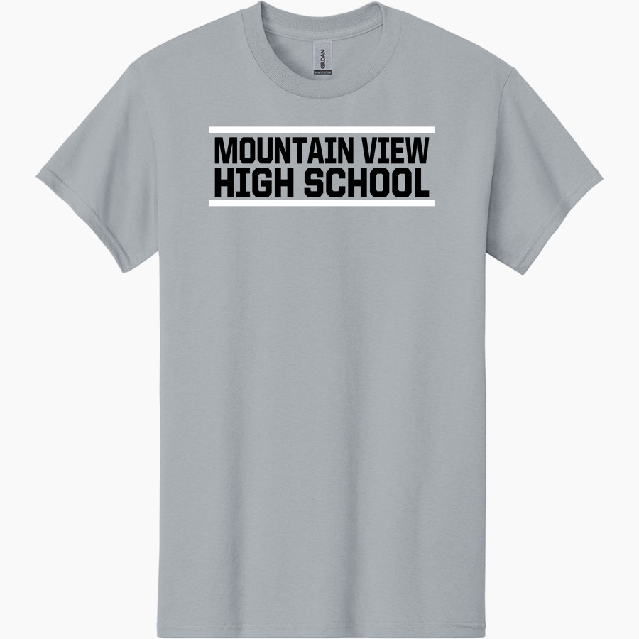 Mountain View Cougars <span class="pdp-name-mascot">Mountain View Cougars</span> Gildan Adult Heavy Cotton Short Sleeve T-Shirt