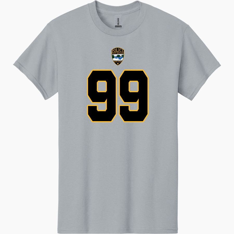 Potsdam Police Deptartment Police <span class="pdp-name-mascot">Potsdam Police Deptartment Police</span> Gildan Adult Heavy Cotton Short Sleeve T-Shirt