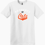 LOS GATOS HIGH SCHOOL WILDCATS <span class="pdp-name-mascot">LOS GATOS WILDCATS</span> Gildan Adult Heavy Cotton Short Sleeve T-Shirt Front Thumbnail