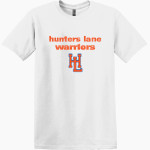 HUNTERS LANE HIGH SCHOOL WARRIORS <span class="pdp-name-mascot">HUNTERS LANE WARRIORS</span> Gildan Men's Heavy Cotton Short Sleeve T-Shirt Front Thumbnail