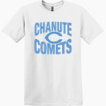 CHANUTE HIGH SCHOOL COMETS <span class="pdp-name-mascot">CHANUTE COMETS</span> Gildan Adult Heavy Cotton Short Sleeve T-Shirt Front Thumbnail
