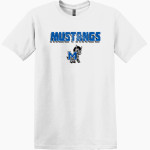 MacArthur Elementary Mustangs Gildan Men's Heavy Cotton Short Sleeve T-Shirt Front Thumbnail