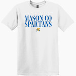 MASON CO CENTRAL HIGH SCHOOL SPARTANS Gildan Men's Heavy Cotton Short Sleeve T-Shirt Front Thumbnail