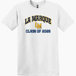 LA MARQUE HIGH SCHOOL COUGARS <span class="pdp-name-mascot">LA MARQUE COUGARS</span> Gildan Adult Heavy Cotton Short Sleeve T-Shirt Front Thumbnail