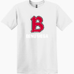 Benedictine University Mesa Redhawks <span class="pdp-name-mascot">Benedictine University Redhawks</span> Gildan Adult Heavy Cotton Short Sleeve T-Shirt Front Thumbnail
