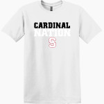 Seminary Cardinals <span class="pdp-name-mascot">Seminary Cardinals</span> Gildan Adult Heavy Cotton Short Sleeve T-Shirt Front Thumbnail