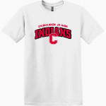 Channahon Jr High Indians <span class="pdp-name-mascot">Channahon Jr High Indians</span> Gildan Adult Heavy Cotton Short Sleeve T-Shirt Front Thumbnail