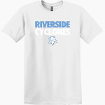 RIVERSIDE HIGH SCHOOL CYCLONES <span class="pdp-name-mascot">RIVERSIDE CYCLONES</span> Gildan Adult Heavy Cotton Short Sleeve T-Shirt Front Thumbnail