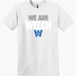 WELCH HIGH SCHOOL WILDCATS Gildan Men's Heavy Cotton Short Sleeve T-Shirt Front Thumbnail