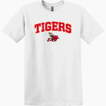 EAST IBERVILLE HIGH SCHOOL TIGERS <span class="pdp-name-mascot">EAST IBERVILLE TIGERS</span> Gildan Adult Heavy Cotton Short Sleeve T-Shirt Front Thumbnail