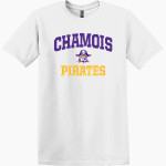 CHAMOIS HIGH SCHOOL PIRATES <span class="pdp-name-mascot">OSAGE COUNTY R-1 PIRATES</span> Gildan Adult Heavy Cotton Short Sleeve T-Shirt Front Thumbnail