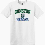 Gunston Herons <span class="pdp-name-mascot">Gunston Herons</span> Gildan Adult Heavy Cotton Short Sleeve T-Shirt Front Thumbnail