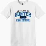 GUNTER HIGH SCHOOL TIGERS Gildan Men's Heavy Cotton Short Sleeve T-Shirt Front Thumbnail