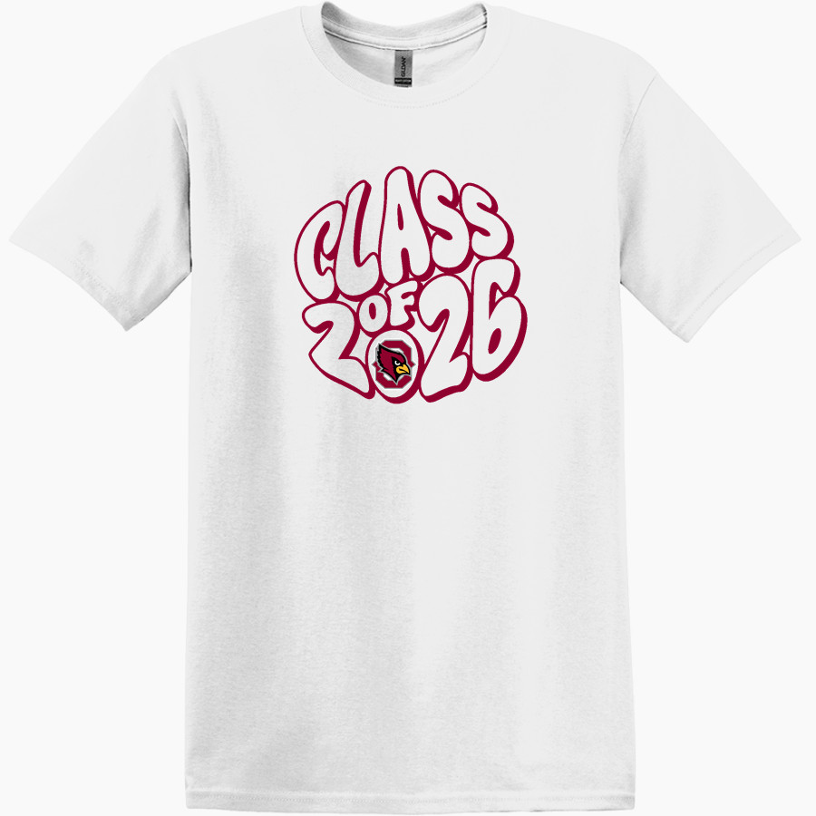 OROSI HIGH SCHOOL CARDINALS <span class="pdp-name-mascot">OROSI CARDINALS</span> Gildan Adult Heavy Cotton Short Sleeve T-Shirt