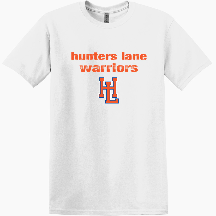 HUNTERS LANE HIGH SCHOOL WARRIORS <span class="pdp-name-mascot">HUNTERS LANE WARRIORS</span> Gildan Men's Heavy Cotton Short Sleeve T-Shirt