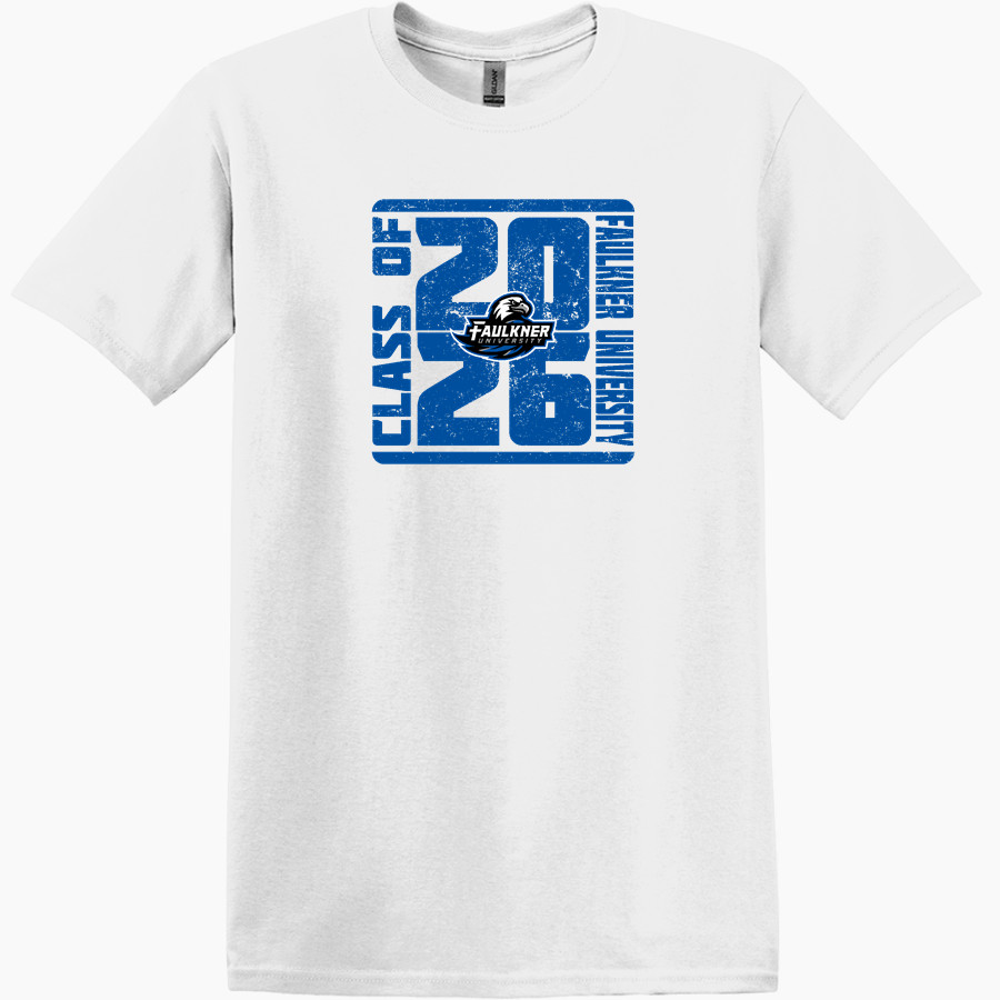 Faulkner University Eagles <span class="pdp-name-mascot">Faulkner University Eagles</span> Gildan Adult Heavy Cotton Short Sleeve T-Shirt