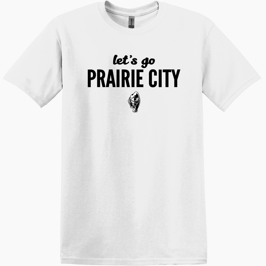 PRAIRIE CITY SCHOOL PANTHERS Gildan Men's Heavy Cotton Short Sleeve T-Shirt