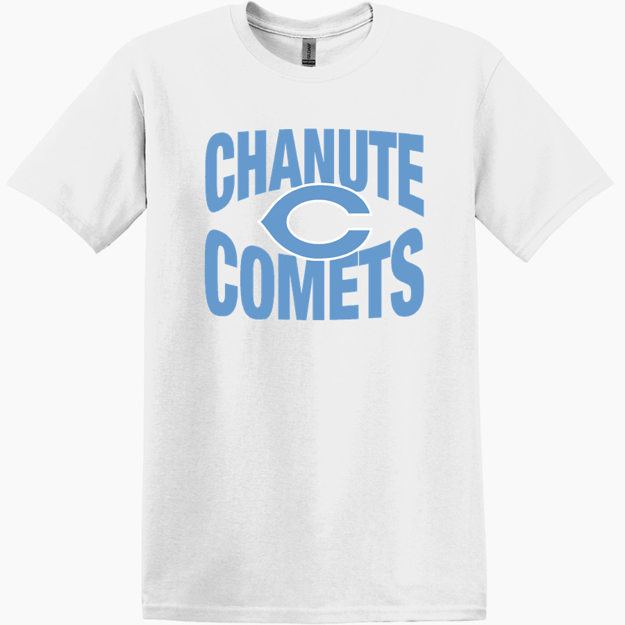 CHANUTE HIGH SCHOOL COMETS <span class="pdp-name-mascot">CHANUTE COMETS</span> Gildan Adult Heavy Cotton Short Sleeve T-Shirt