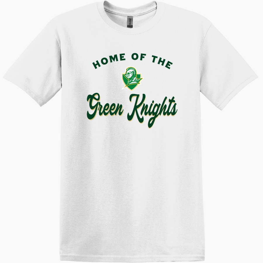 NOTRE DAME HIGH SCHOOL GREEN KNIGHTS <span class="pdp-name-mascot">NOTRE DAME GREEN KNIGHTS</span> Gildan Adult Heavy Cotton Short Sleeve T-Shirt
