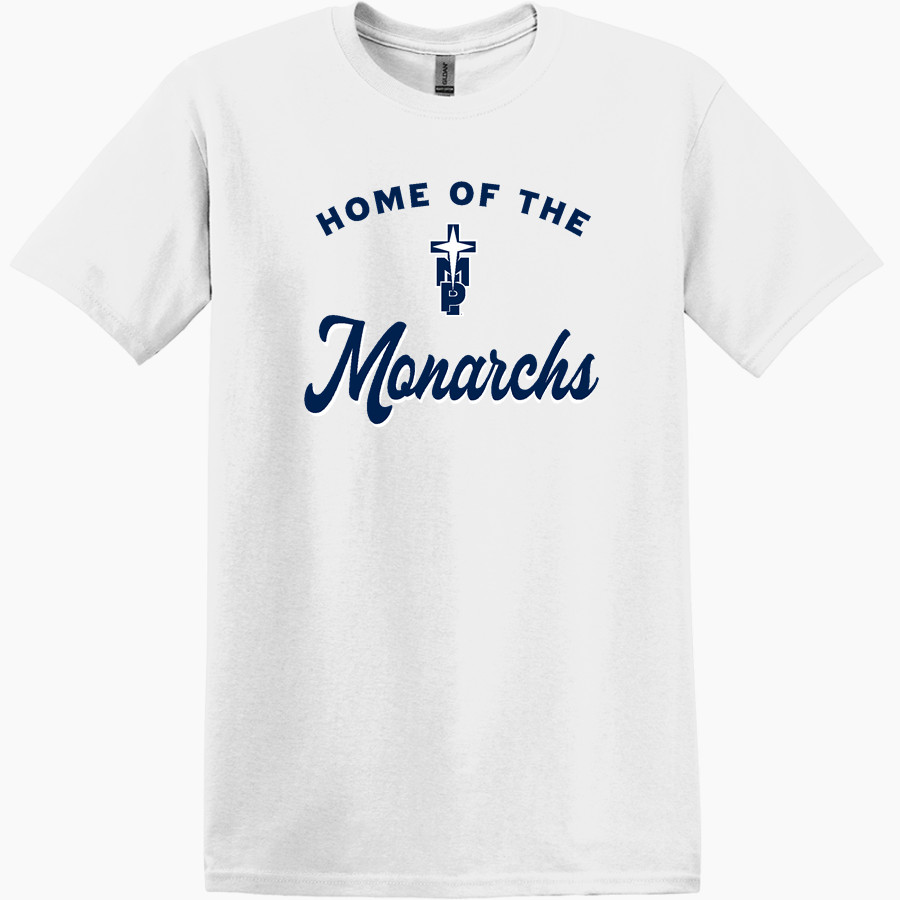 THOMAS MORE PREP-MARIAN HIGH SCHOOL MONARCHS <span class="pdp-name-mascot">THOMAS MORE PREP - MARIAN MONARCHS</span> Gildan Adult Heavy Cotton Short Sleeve T-Shirt