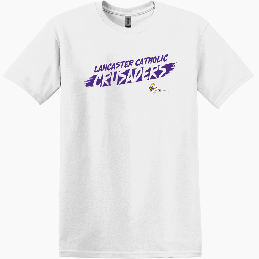 LANCASTER CATHOLIC HIGH SCHOOL CRUSADERS <span class="pdp-name-mascot">LANCASTER CRUSADERS</span> Gildan Adult Heavy Cotton Short Sleeve T-Shirt