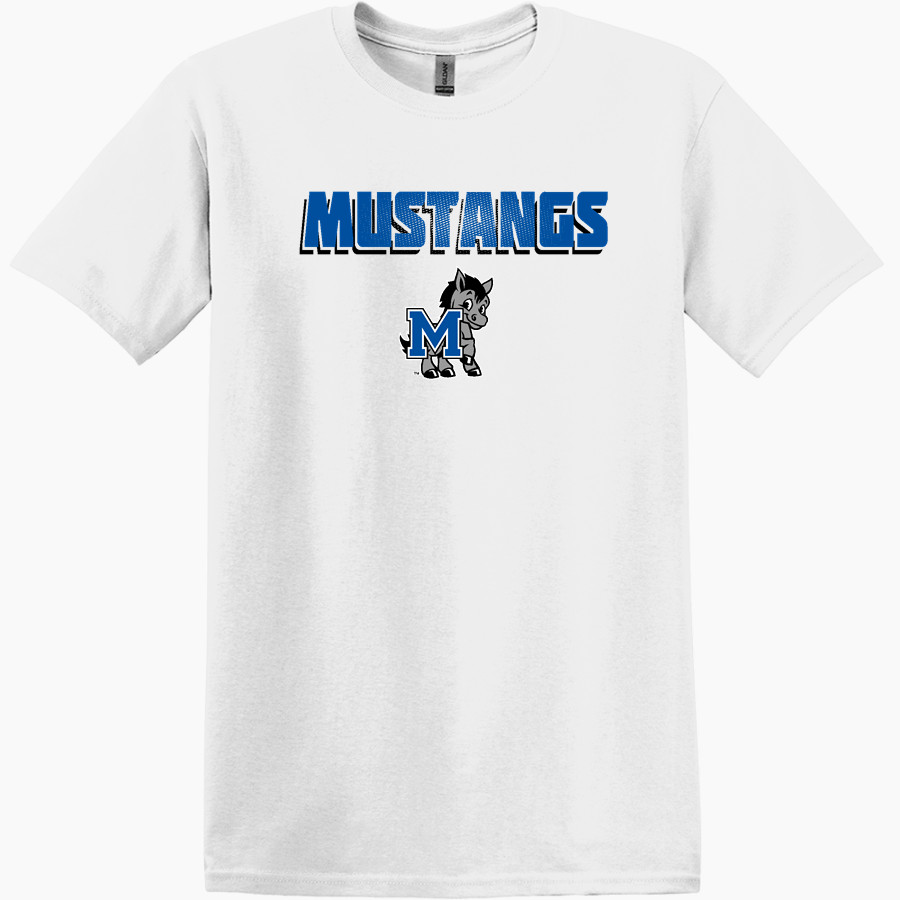 MacArthur Elementary Mustangs Gildan Men's Heavy Cotton Short Sleeve T-Shirt