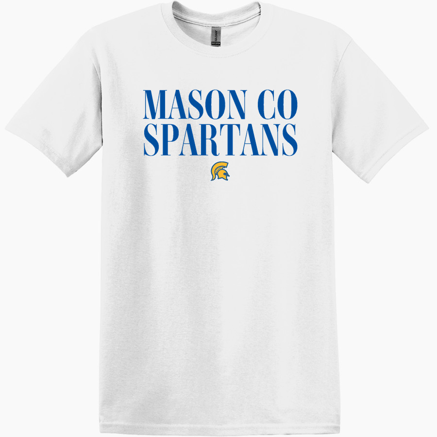 MASON CO CENTRAL HIGH SCHOOL SPARTANS Gildan Men's Heavy Cotton Short Sleeve T-Shirt