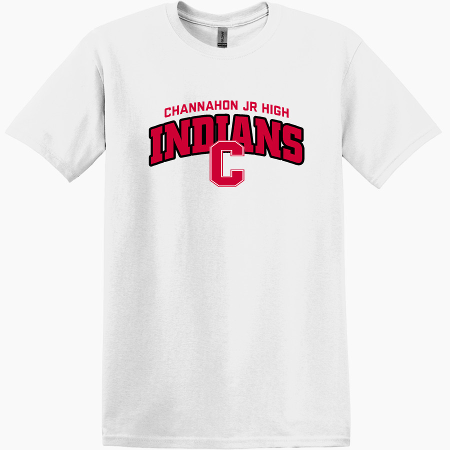 Channahon Jr High Indians <span class="pdp-name-mascot">Channahon Jr High Indians</span> Gildan Adult Heavy Cotton Short Sleeve T-Shirt
