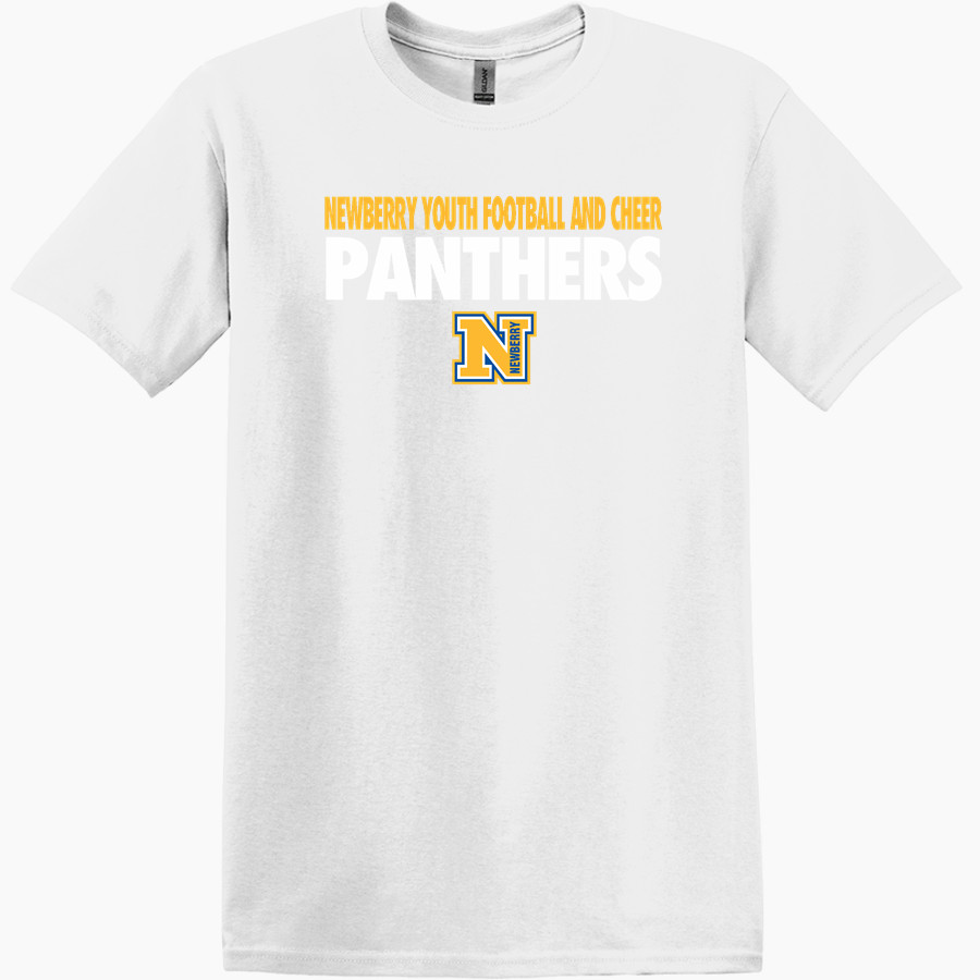 Newberry Youth Football And Cheer Panthers <span class="pdp-name-mascot">Newberry Youth Football And Cheer Panthers</span> Gildan Adult Heavy Cotton Short Sleeve T-Shirt