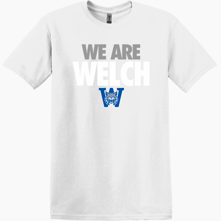 WELCH HIGH SCHOOL WILDCATS Gildan Men's Heavy Cotton Short Sleeve T-Shirt