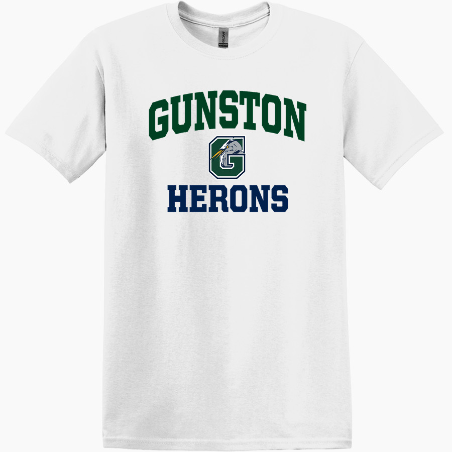 Gunston Herons <span class="pdp-name-mascot">Gunston Herons</span> Gildan Adult Heavy Cotton Short Sleeve T-Shirt