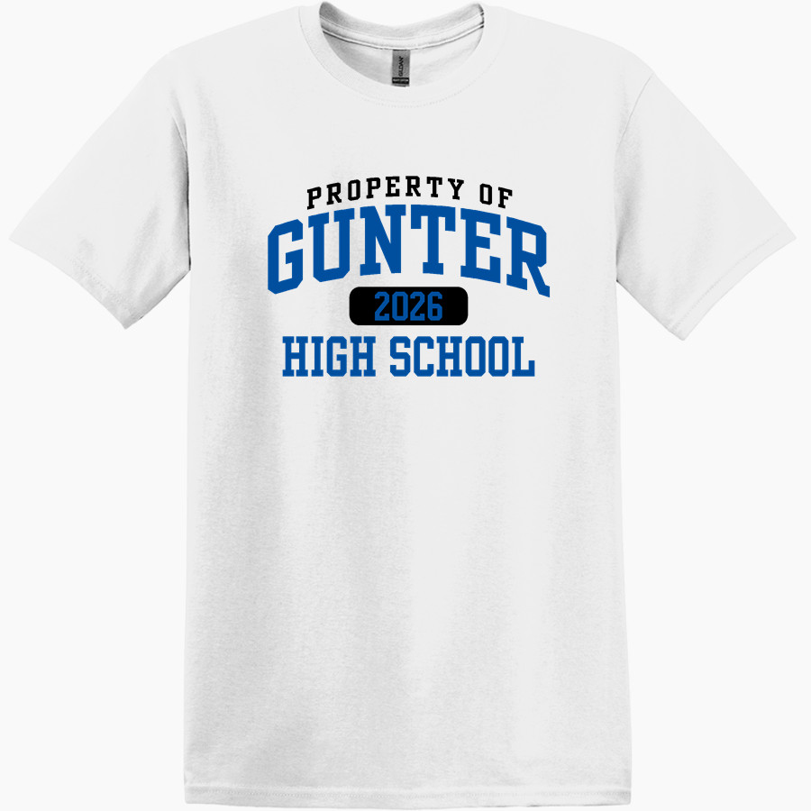 GUNTER HIGH SCHOOL TIGERS Gildan Men's Heavy Cotton Short Sleeve T-Shirt
