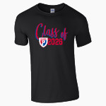 Plainfield Quakers <span class="pdp-name-mascot">Plainfield Quakers</span> Gildan Adult Softstyle T-Shirt Front Thumbnail