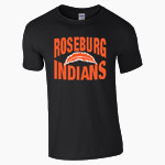 Roseburg Indians <span class="pdp-name-mascot">Roseburg Indians</span> Gildan Adult Softstyle T-Shirt Front Thumbnail