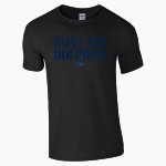 Saint Ann Dolphins Gildan Adult Softstyle T-Shirt Front Thumbnail